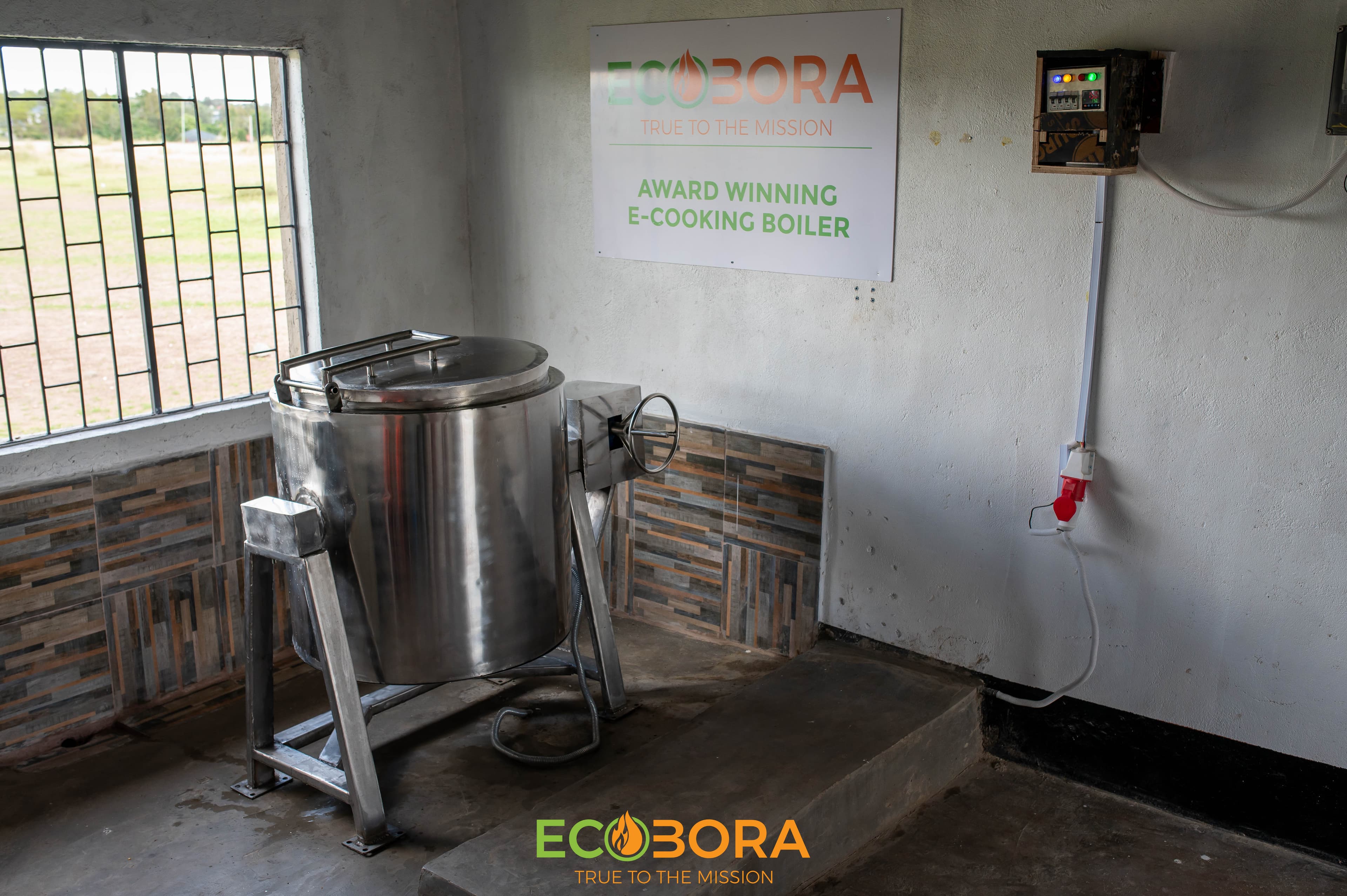 Ecobora electric cookstoves powered by solar and grid electricity